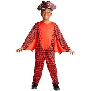 NEW Hyde & Eek Kid's Red Dragon Halloween Costume Size Small